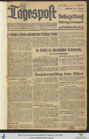 28. Jg. (Januar bis Juni): Freiburger Tagespost