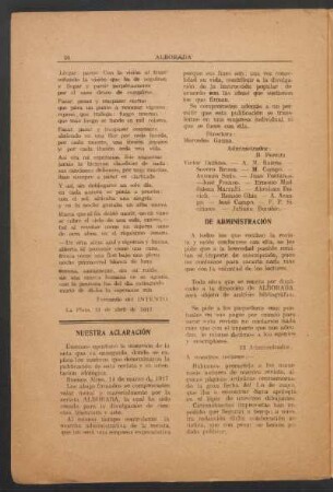 De administración