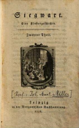 Siegwart : Eine Klostergeschichte, 2