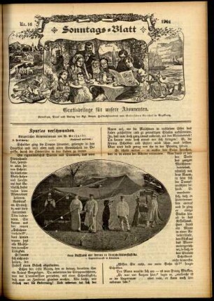 Ausgabe vom Sonntag, den 17. April 1904.