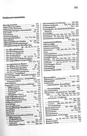 Stichwortverzeichnis