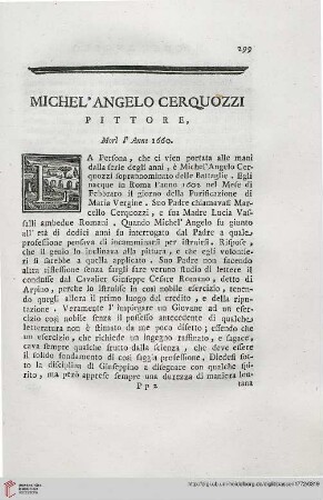 Michel’Angelo Cerquozzi