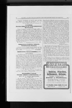 Reichsverband Deutscher Zahnärzte. Bezirksverband Hamburg.