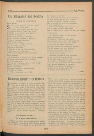 La semana en solfa : Faltas de educación