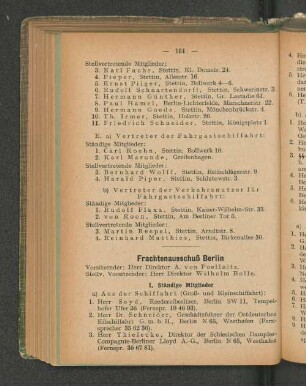 Frachtenausschuß Berlin