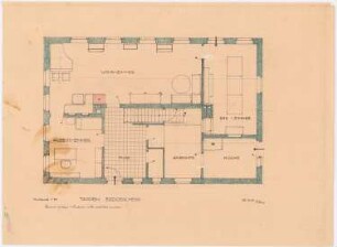 Wohnhaus Tandem: Grundriss EG 1:50
