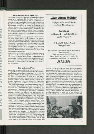 Obstbaumschnitt 1991/1992