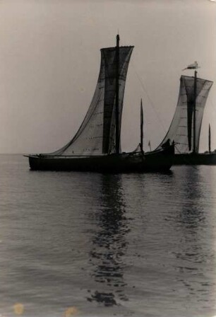 Fischerboote, Kurische Nehrung