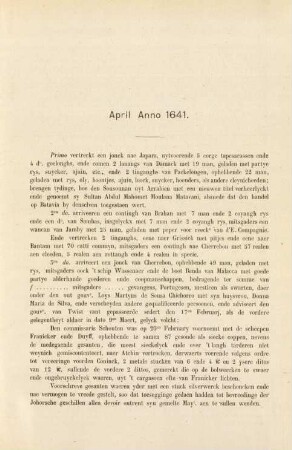 April anno 1641
