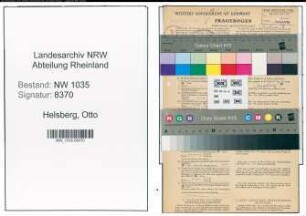 Entnazifizierung Otto Helsberg , geb. 17.08.1903 (Bergmann)