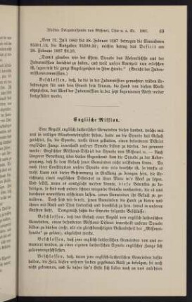 69-70, Englische Mission