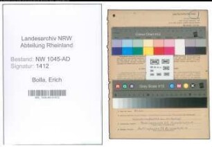 Entnazifizierung Erich Bolla , geb. 07.10.1907 (Arbeiter)