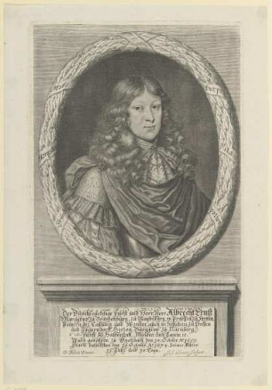 Bildnis des Albrecht Ernst zu Brandenburg-Ansbach