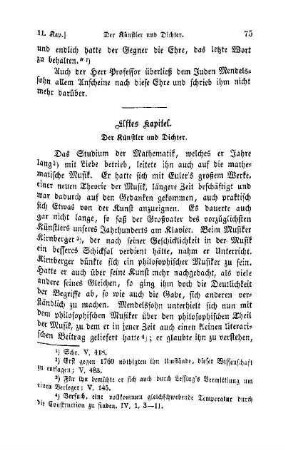 Elftes Kapitel. Der Künstler und Dichter