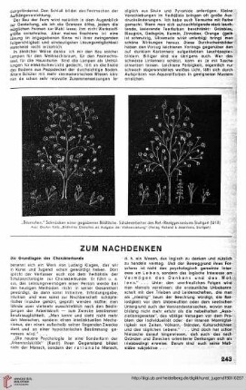 Zum Nachdenken