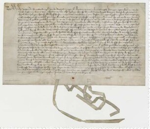 Die Ratsmannen Joh. Snewerdingk und Bartolt Wytick urkunden über eine Hausrente. Haus des verstorbenen Bürgers Hans Smedt bei des verstorbenen Michel Landtgreven Hause und des Bürgermeisters Hinr. Tobinges "achterhuse, boneffen Hans Snewerdinges wonhuse overe in der wullenwevere strate".