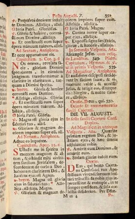 551-606, Die VII. Augusti.-Die XIV. Augusti.