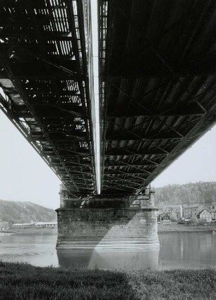 Bad Schandau, Eisenbahn- und Straßenbrücke