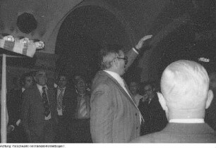 Dresden, Sächsischer Bergsteigerchor "Kurt Schlosser" Dresden, Auftritt im Ratskeller, 1978