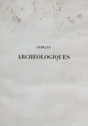 11: Annales archéologiques