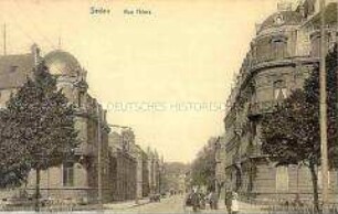 Die "Rue Thiers" in Sedan