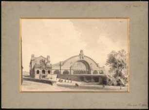 Hauptbahnhof, Köln: Perspektivische Ansicht