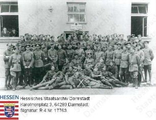 Militär, Freikorps / Pionierkompagnie Hühnlein, Freikorps Epp / Gruppenaufnahme