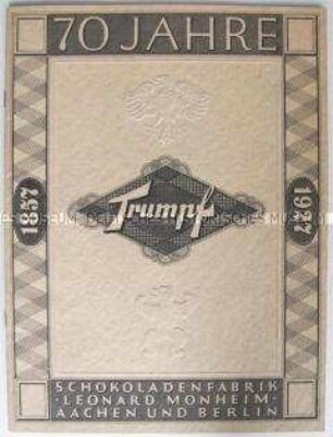 Festschrift der Firma Trumpf anlässlich ihres 70jährigen Bestehens