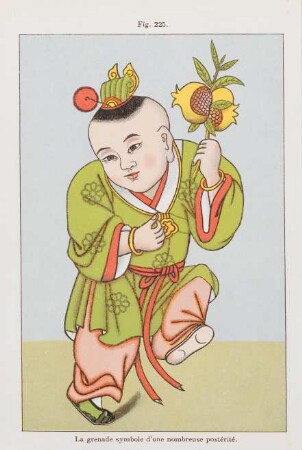 Fig. 225. La grenade symbole d'une nombreuse postérité