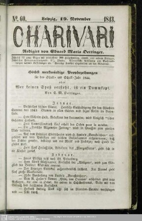 Höchst merkwürdige Prophezeihungen für das Schalt- und Schalk-Jahr 1844, oder wer keinen Spaß versteht ist ein Dummkopf