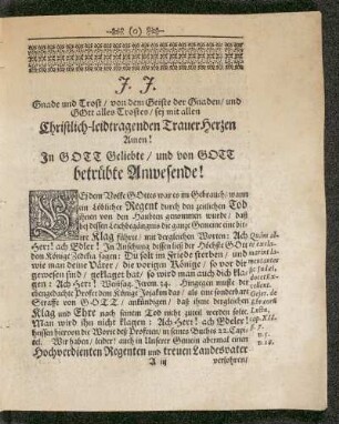 Christliche LeichSermon