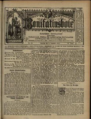 Ausgabe vom Sonntag, den 09. Dezember 1917.
