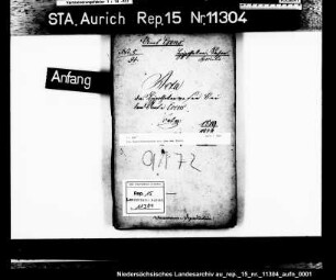 Das Hypothekenwesen bei dem Amt Esens