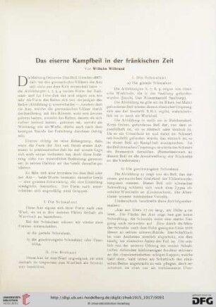 7: Das eiserne Kampfbeil in der fränkischen Zeit