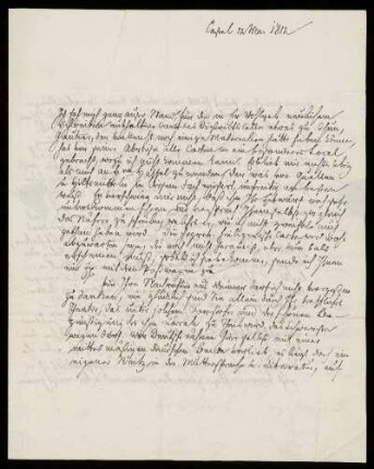 Brief von Jacob Grimm an Carl Bertuch