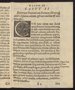 11-19, Caput II.