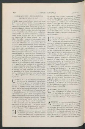 Observaciones y pensamientos diversos de J.B. Say