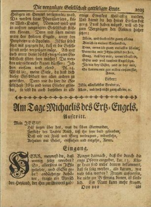 Am Tage Michaelis des Ertz-Engels