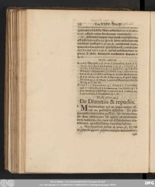 Tit. II. (V. 17. 24.) De Divortiis & repudiis.