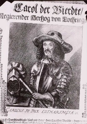 Bildnis Herzog Karl IV. von Lothringen (Titelblatt)