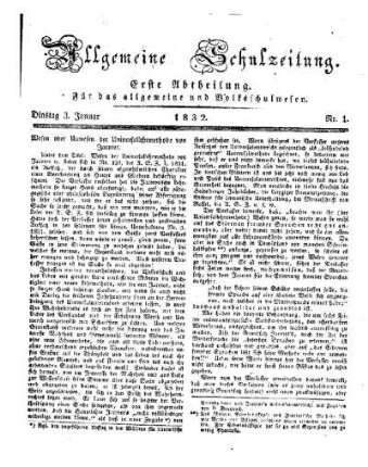 Wesen oder Unwesen der Universallehrmethode von Jacotot : (Beschluß folgt.)