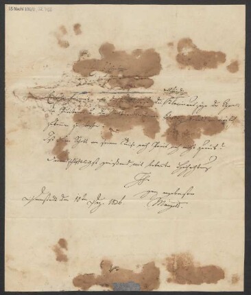 Brief an B. Schott's Söhne : 12.12.1836