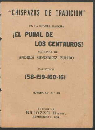 1934003900: Capitulos 158 - 161