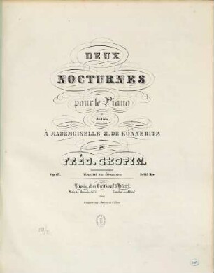 2 nocturnes pour le piano : op. 62