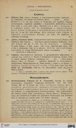 Lexica (Nr. 342-344)