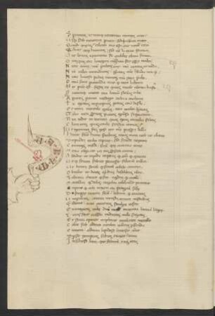 Federzeichnung: Hand mit Schriftband und Herz, von Pfeil durchbohrt