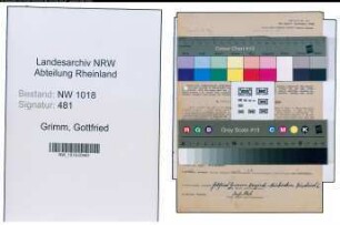 Entnazifizierung Gottfried Grimm , geb. 12.06.1907 (Arbeiter)