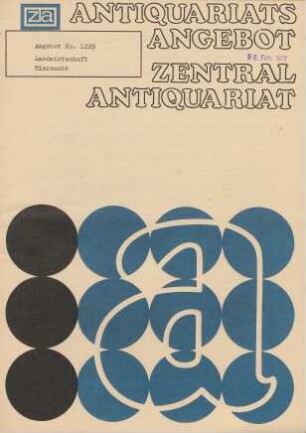 Nr. 1229: Landwirtschaft Tierzucht