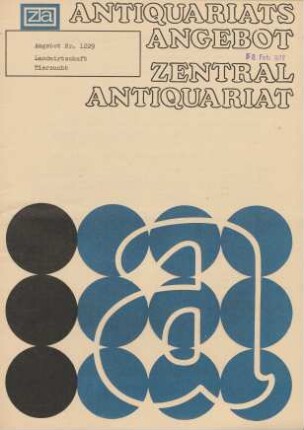 Nr. 1229: Landwirtschaft Tierzucht