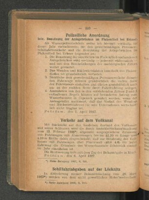 Polizeiliche Anordnung